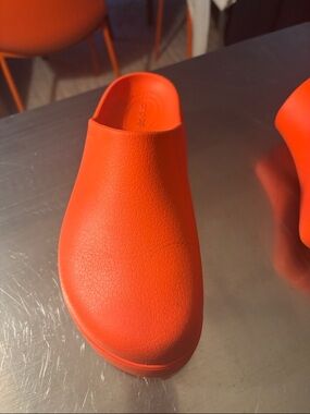 Crocs Bright Orange Slip-On Clog